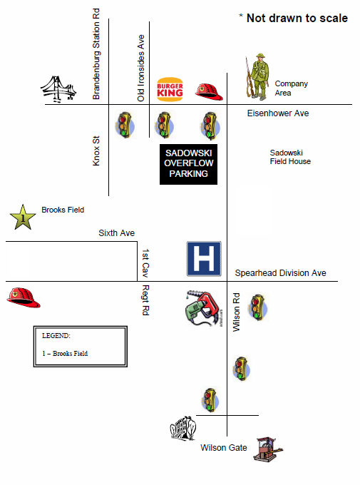 Map of graduation sites